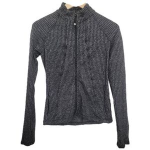 ATHLETA Heartbeat Hope Herringbone Form Athletic Full Zip Jacket Women’s Size Xs